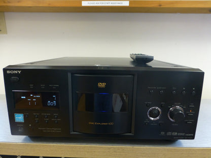 Sony DVD-CD995V DVD/CD Changer * 400 Discs * Remote