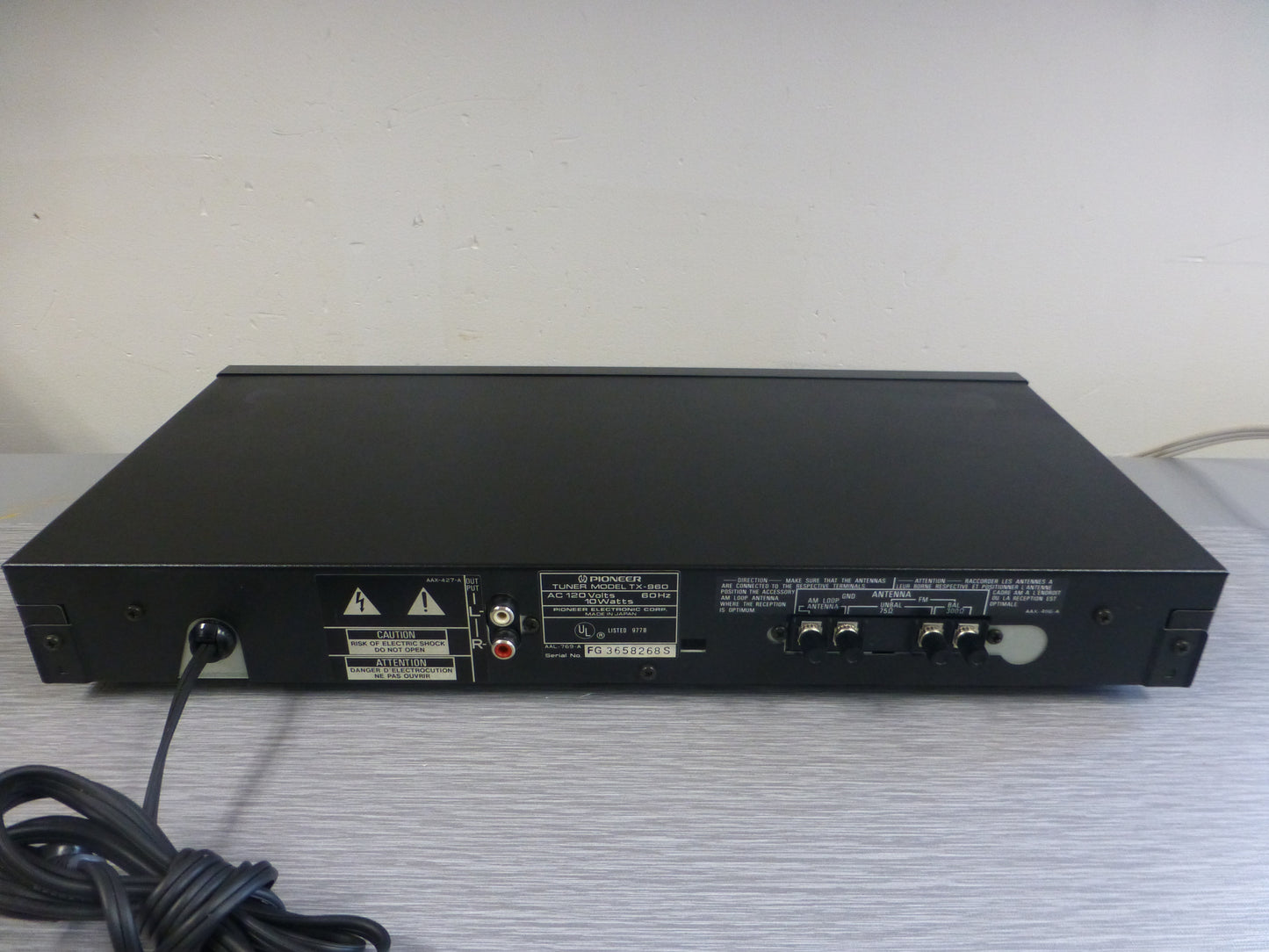 Pioneer TX-960 Stereo Tuner * Box