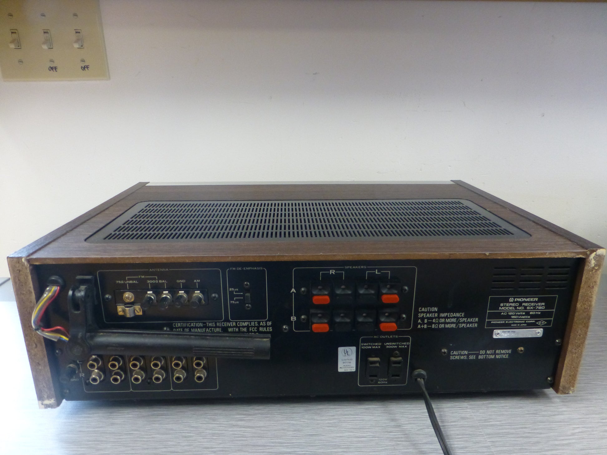 All Original Pioneer SX-750 In Excellent Condition, 50WPC! Photo - Foto 9