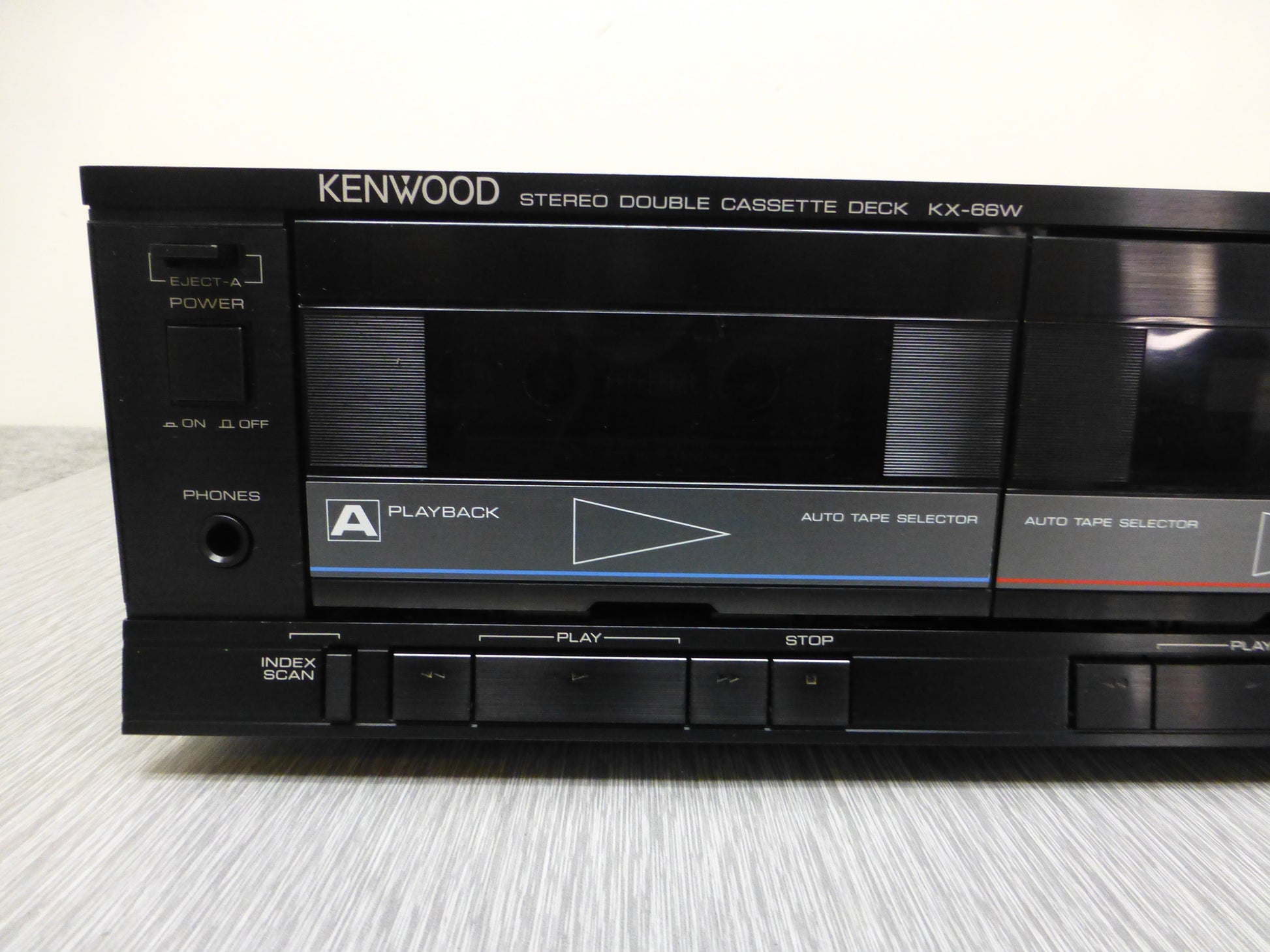 Lecteur K7 Kenwood KX-57CW - Platine Double Cassette Stéréo - Vintage 1987 - Japon