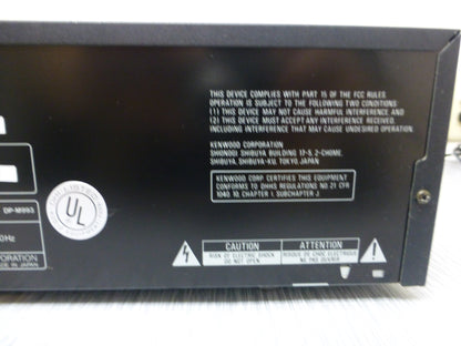 Kenwood DP-M993  Multiple Compact Disc Player (1993) * 6 Disc Cartridge