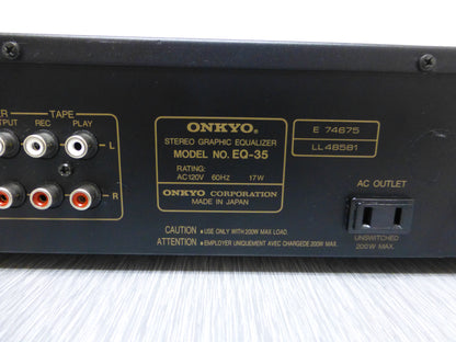 Onkyo EQ-35  Stereo Graphic Equalizer (1983-88)