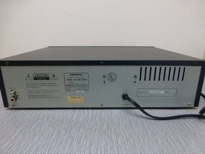 Onkyo DX-C600  Compact Disc Changer * 6 Disc Cartridge * 2 Cartridges