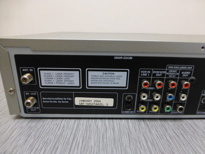 Zenith XVB-343 DVD/VHS Combo