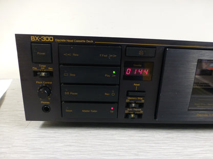 Nakamichi BX-300 Single Cassette Deck - 3 Heads - Fully Serviced - New Belts