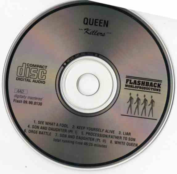 Queen  –  Killers (CD, Bootleg) (Near Mint (NM or M-))