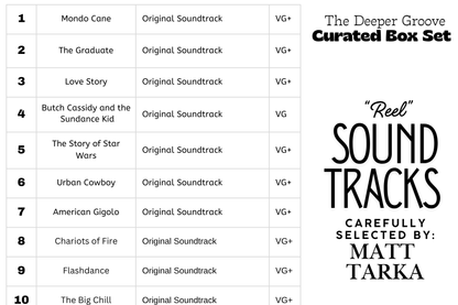 The Deeper Groove Curated Vinyl Box Set : "Reel" Soundtracks