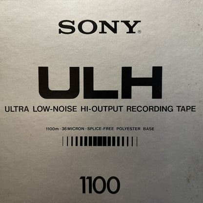 Sony ULH-11-1100-BL Reel Recording Tape, LP, 10" Metal Reel, 3600 ft