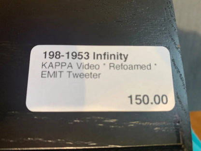 Infinity KAPPA Video Center Channel Speaker * Refoamed 5/23 * EMIT Tweeter