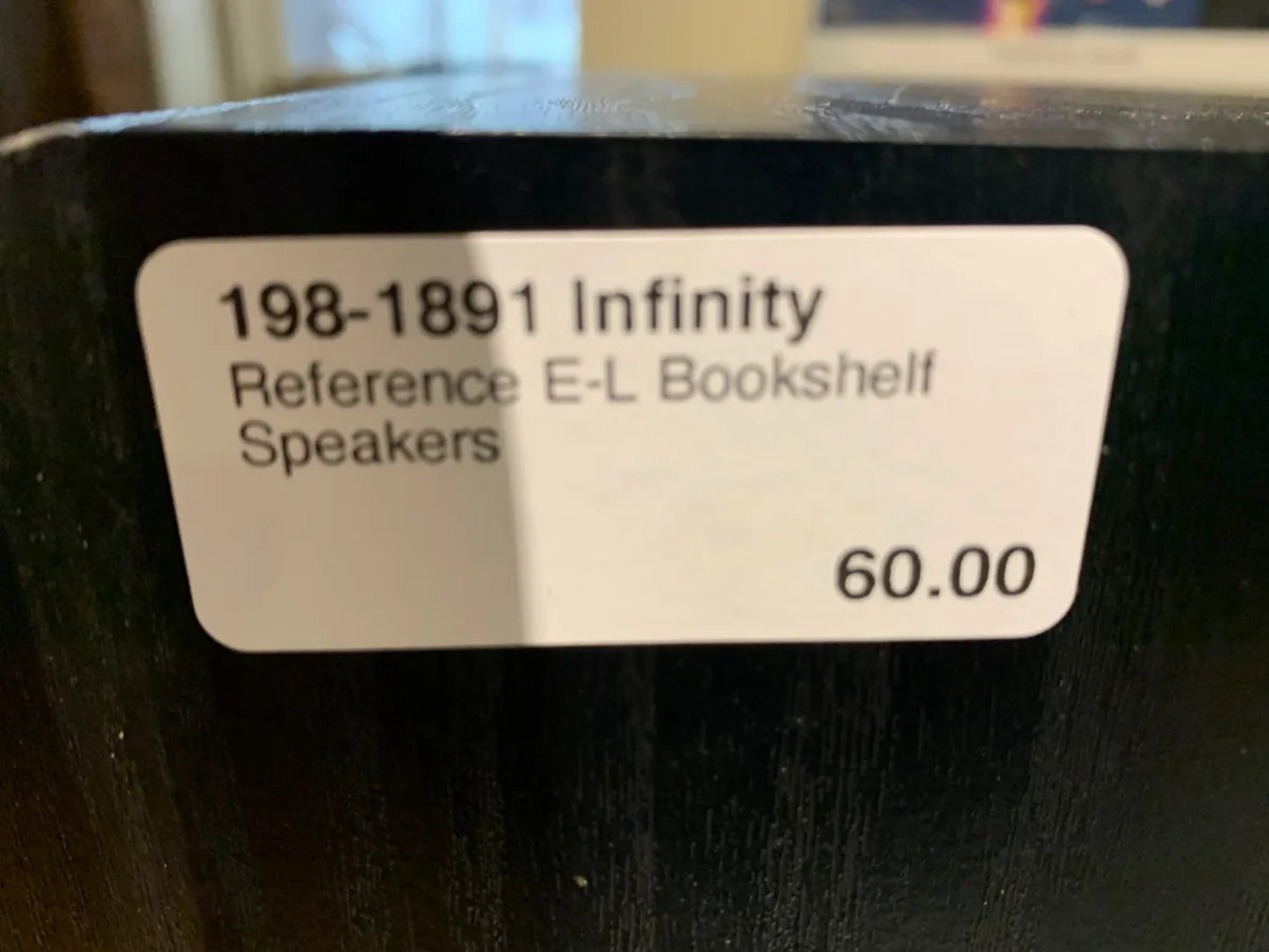 Infinity Reference E-L Bookshelf Speakers