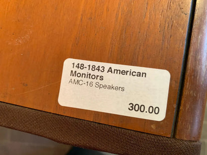 American Monitors AMC-16 Speakers