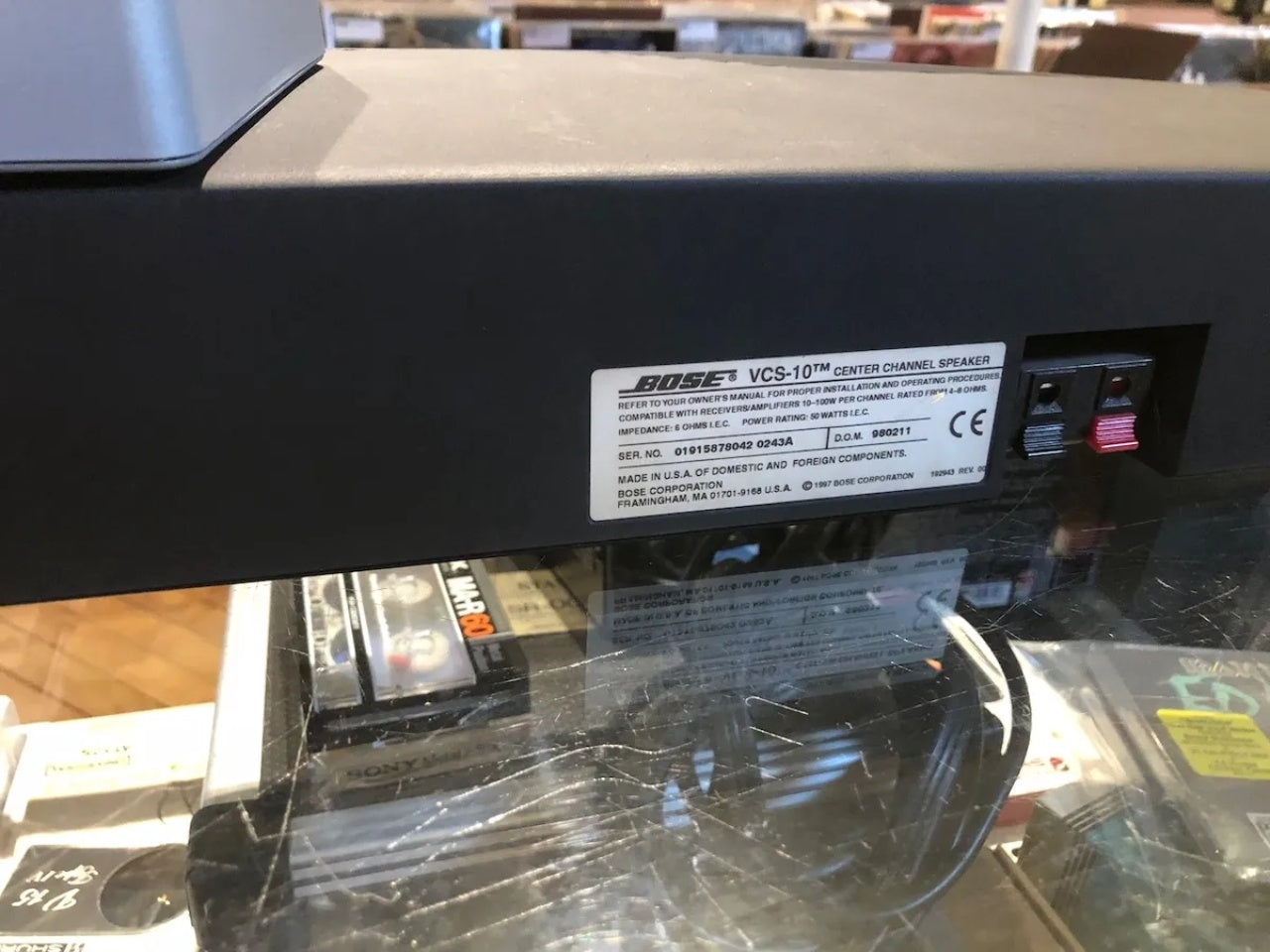 Bose VSC-10 Center Channel Speaker * Silver Only