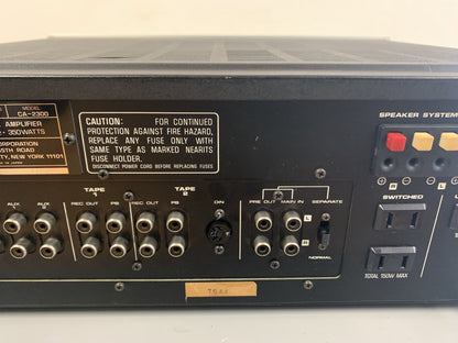 Fisher CA-2300 Integrated Amplifier * 1977 * 40W RMS