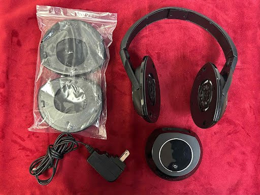 Sennheiser HDR 160 Headband Wireless Headphones With Base & NEW EARPADS