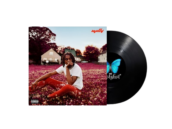 Playboi Carti - Molly (No Stylist) / Pissy Pamper (Kid Cudi) - Double Sided Black Split 7" (Album, Bootleg) (Near Mint (NM or M-))
