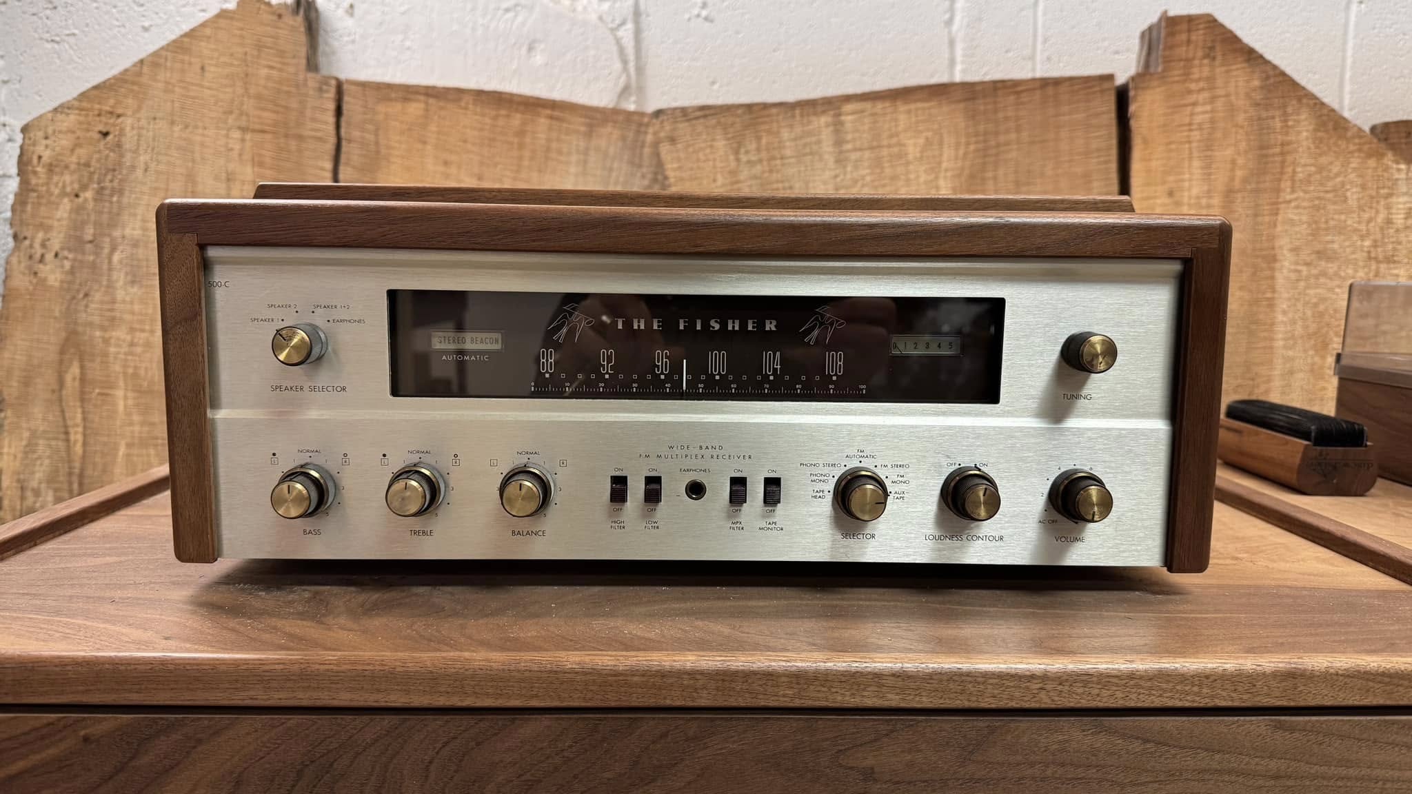 Fisher 500C Tube Receiver - Fully Restored & Recapped - Designer
