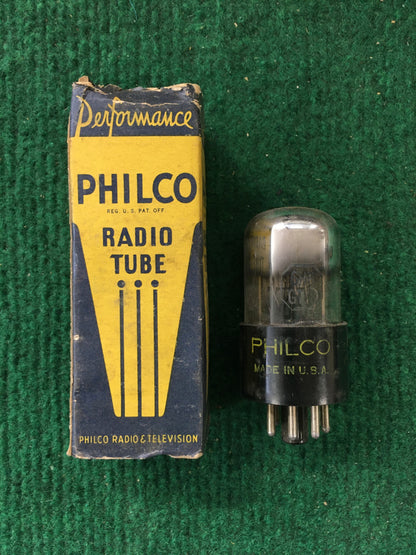 Philco 6H6 GT/G Vacuum Tube * Tested 112/113%