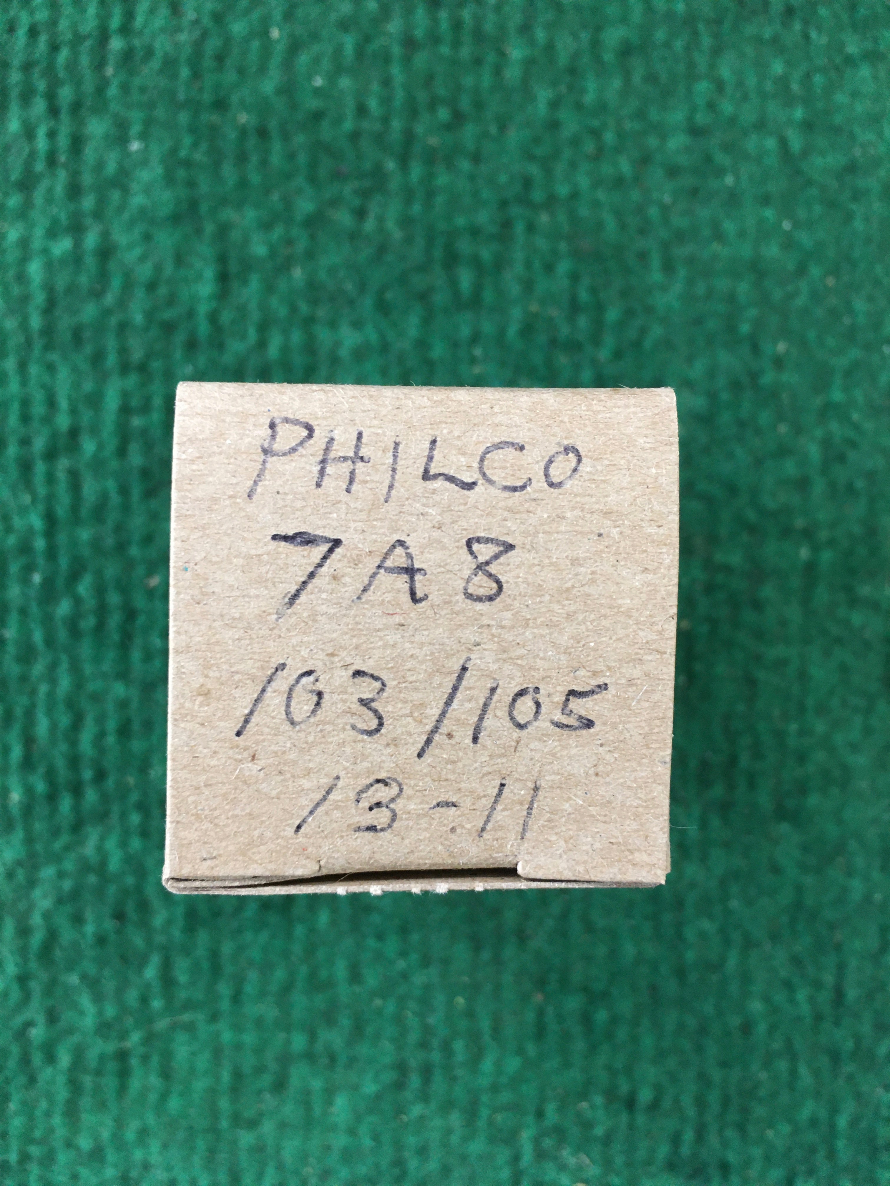 Philco 7A8 Vacuum Tube * Tested 103/105%