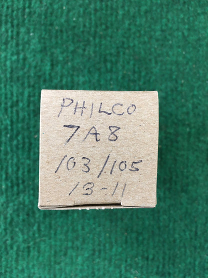 Philco 7A8 Vacuum Tube * Tested 103/105%