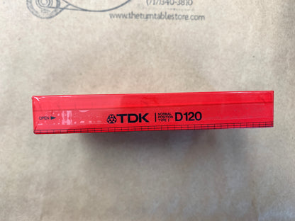 1985 TDK D 120 Type 1 Blank Cassette 120 mins