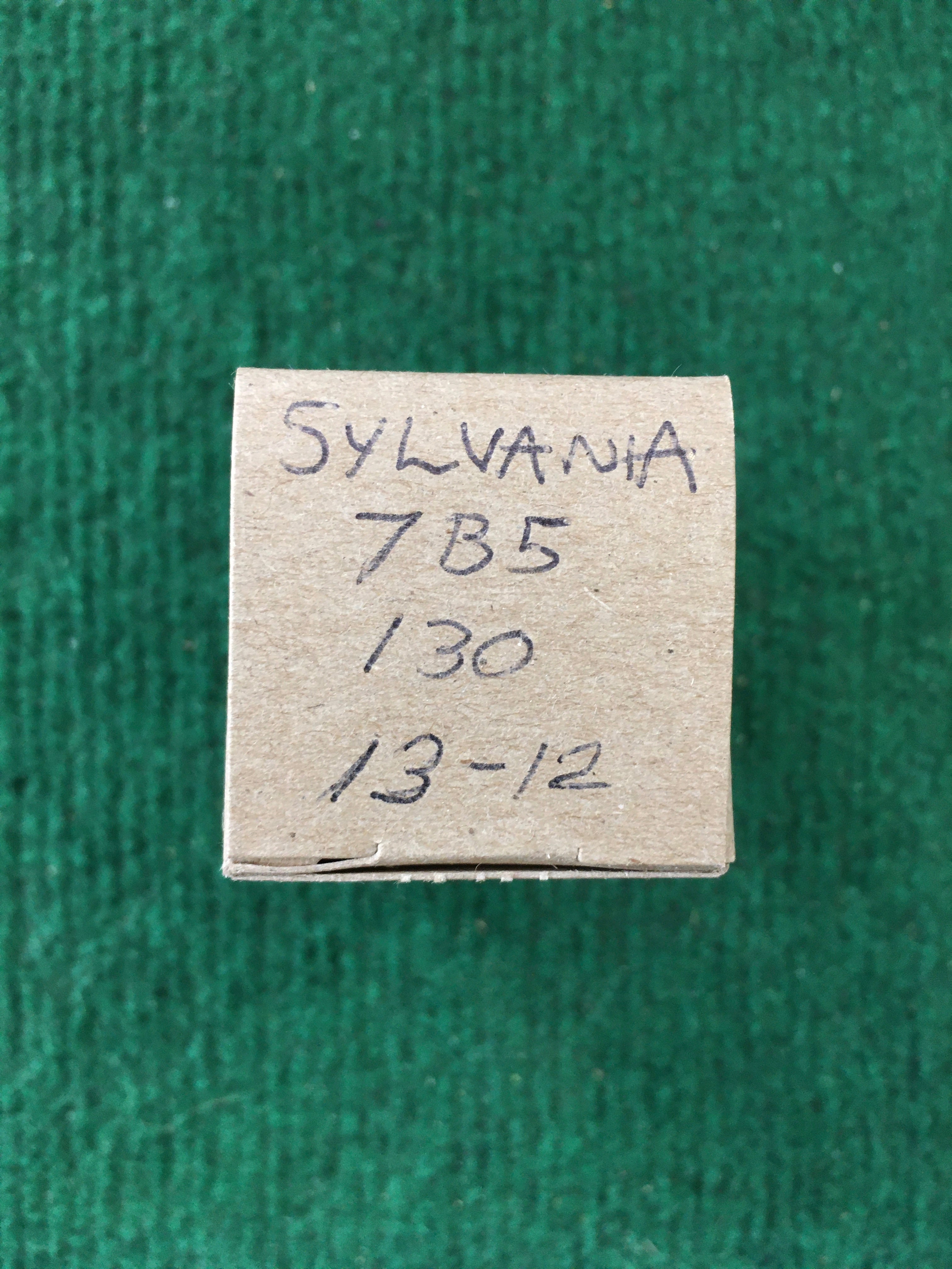 Sylvania 7B5 Vacuum Tube * Tested 130%
