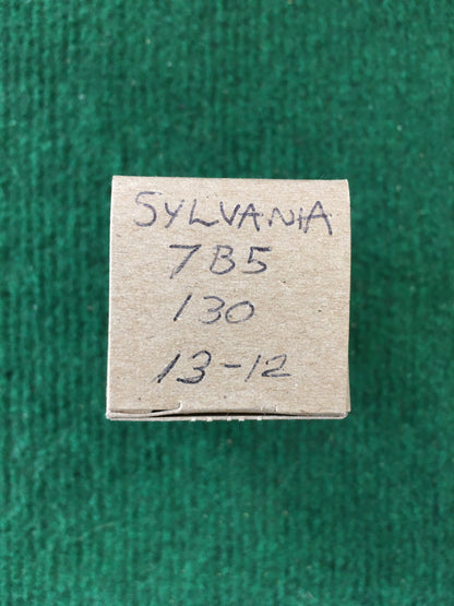 Sylvania 7B5 Vacuum Tube * Tested 130%
