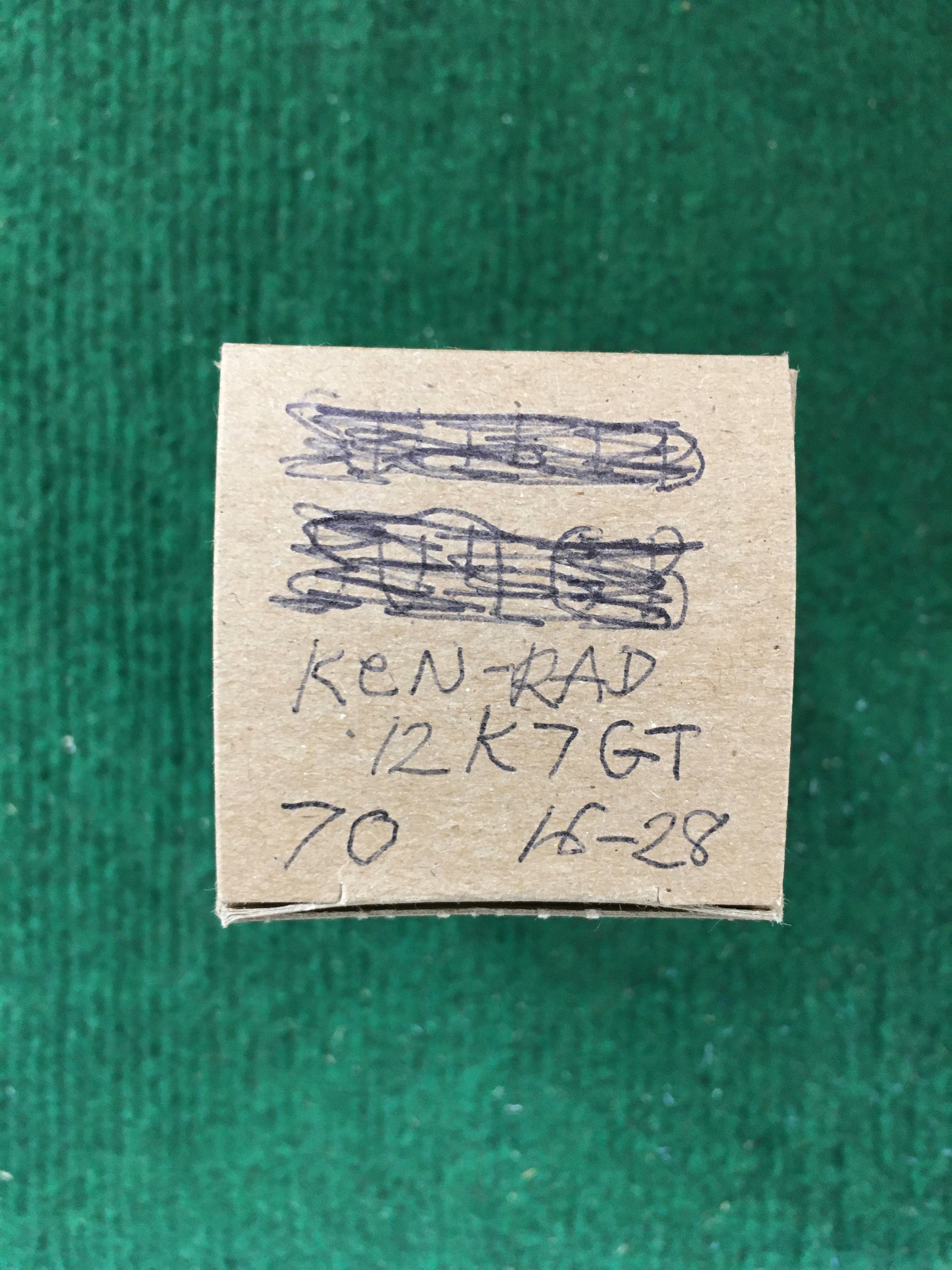 Ken-Rad 12K7GT Vacuum Tube * Tested 70
