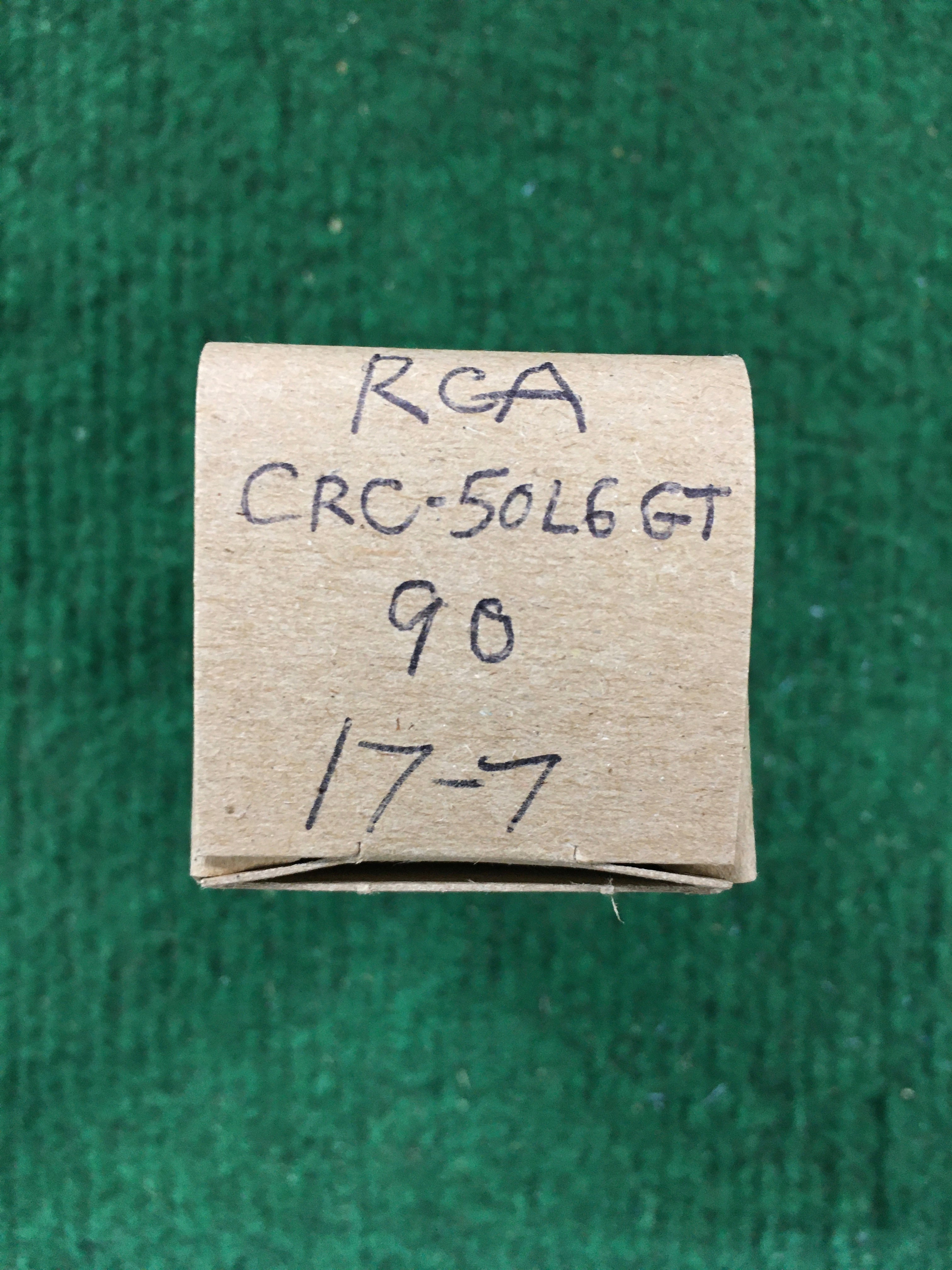 RCA CRC-50L6GT Vacuum Tube * Tested 90