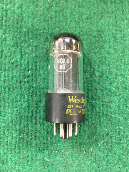 Westinghouse 50L6GT Vacuum Tube * Tested 92