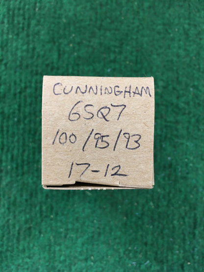 Cunningham 6SQ7 Vacuum Tube * Tested 100/95/93
