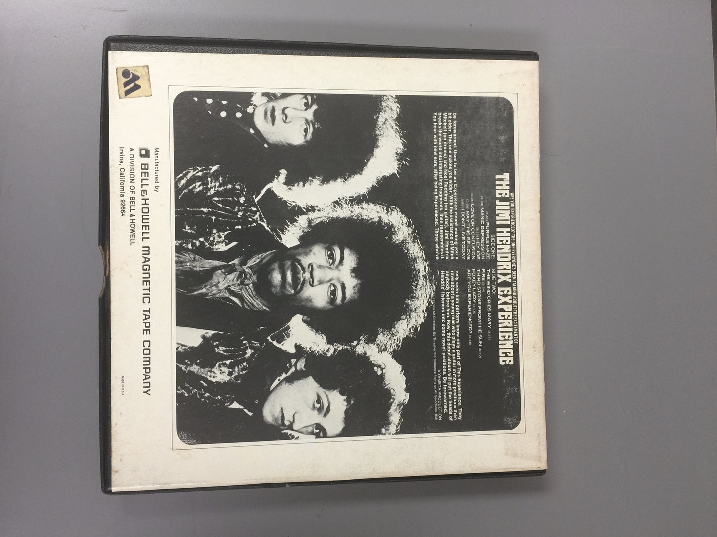 The Jimi Hendrix Experience – Are You Experienced? (reel tape)