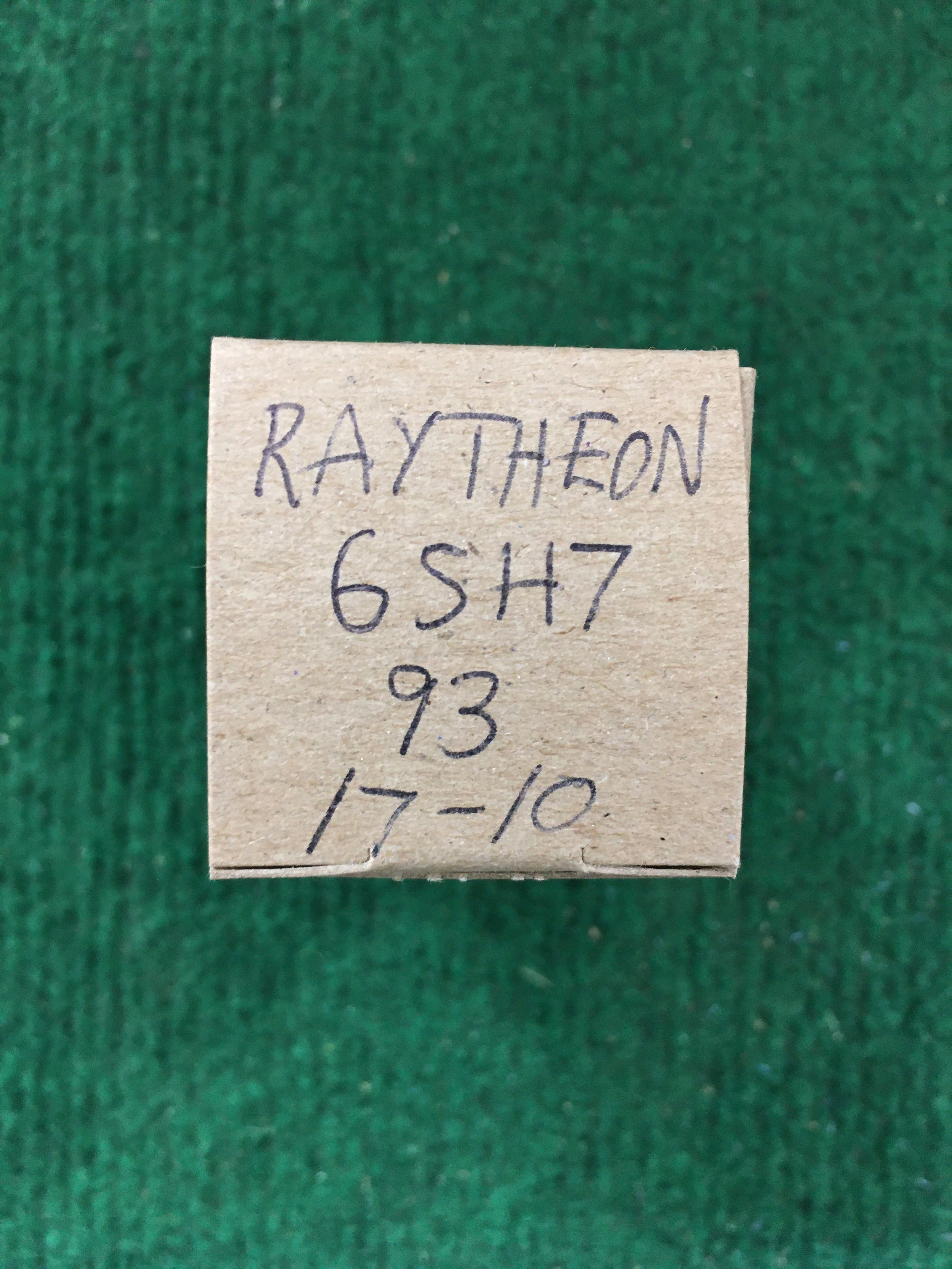 Raytheon 6SH7 Vacuum Tube * Tested 93