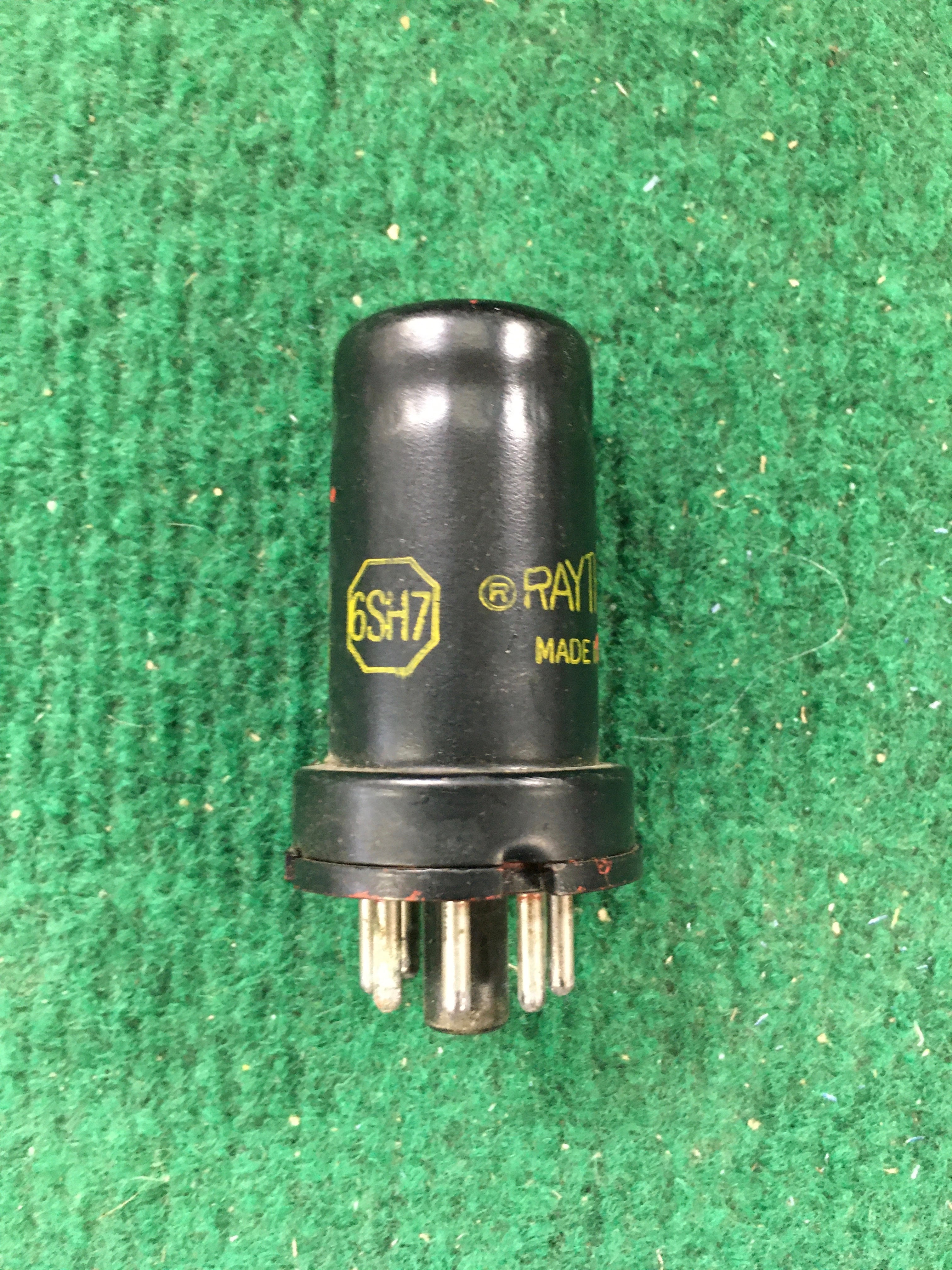 Raytheon 6SH7 Vacuum Tube * Tested 93