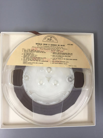 World War 2 - Songs in Hi-Fi (reel tape)
