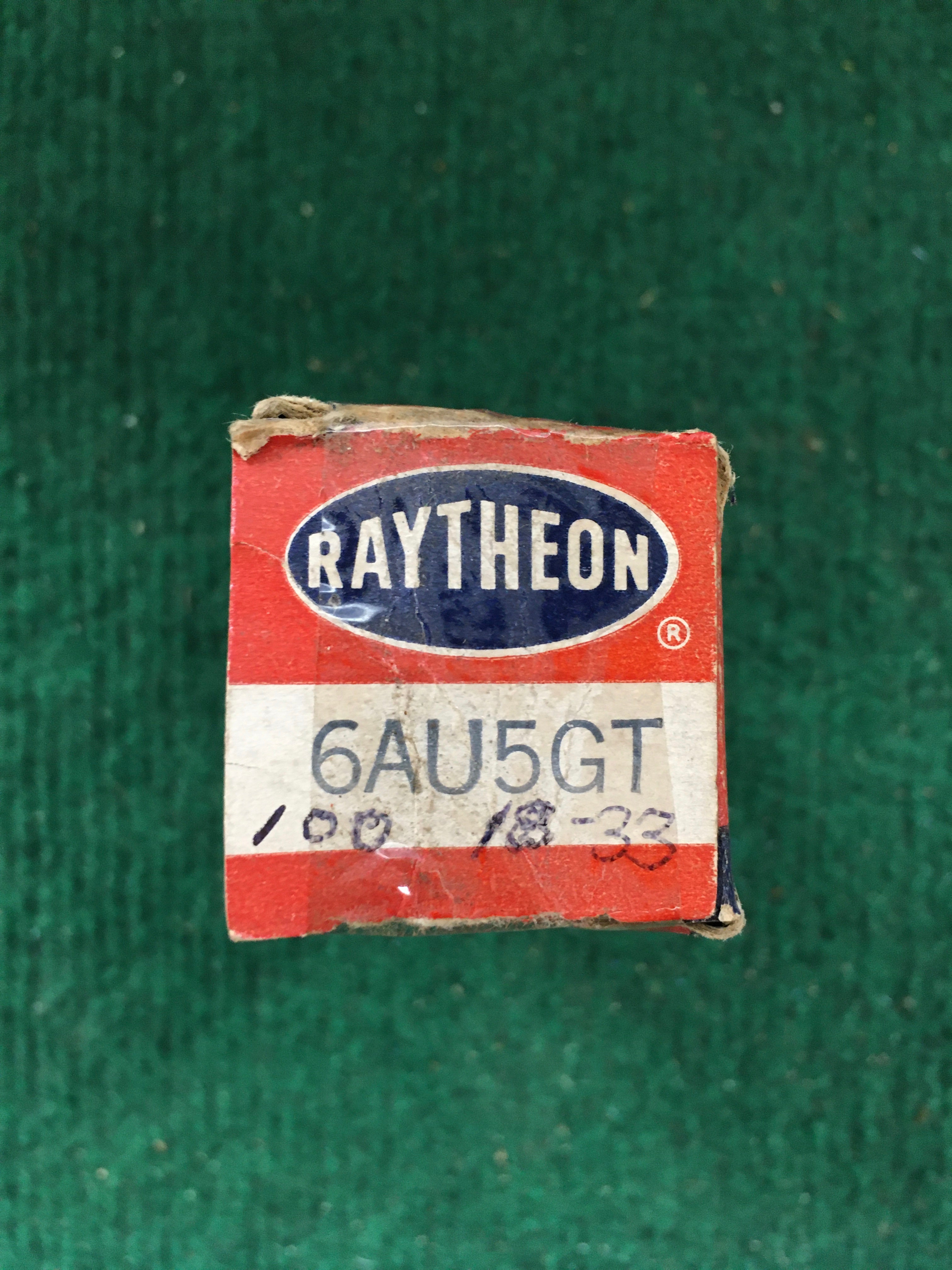 Raytheon 6AU5GT Vacuum Tube * Tested 100