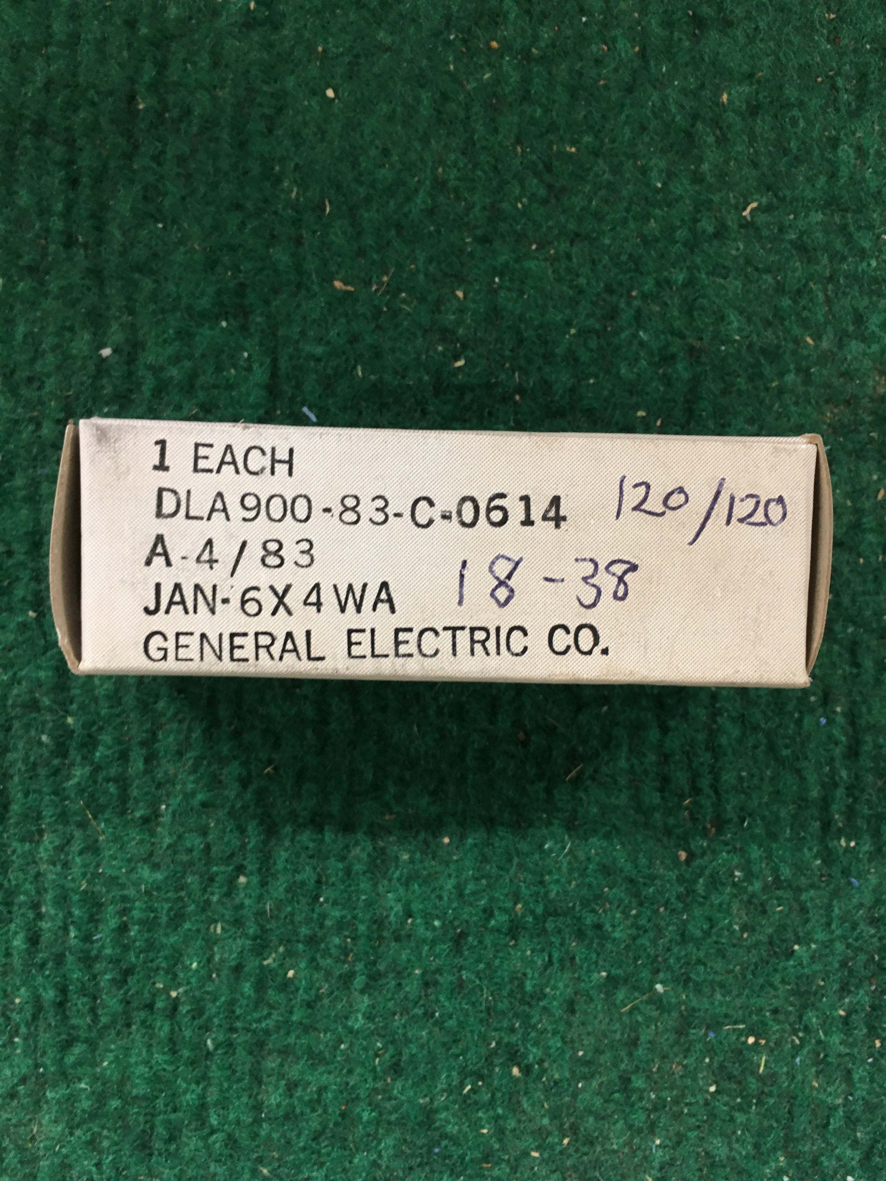 GE JAN 6X4WA Vacuum Tube * Tested 120/120