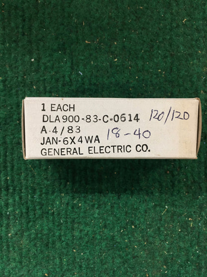 GE JAN 6X4WA Vacuum Tube * Tested 120/120