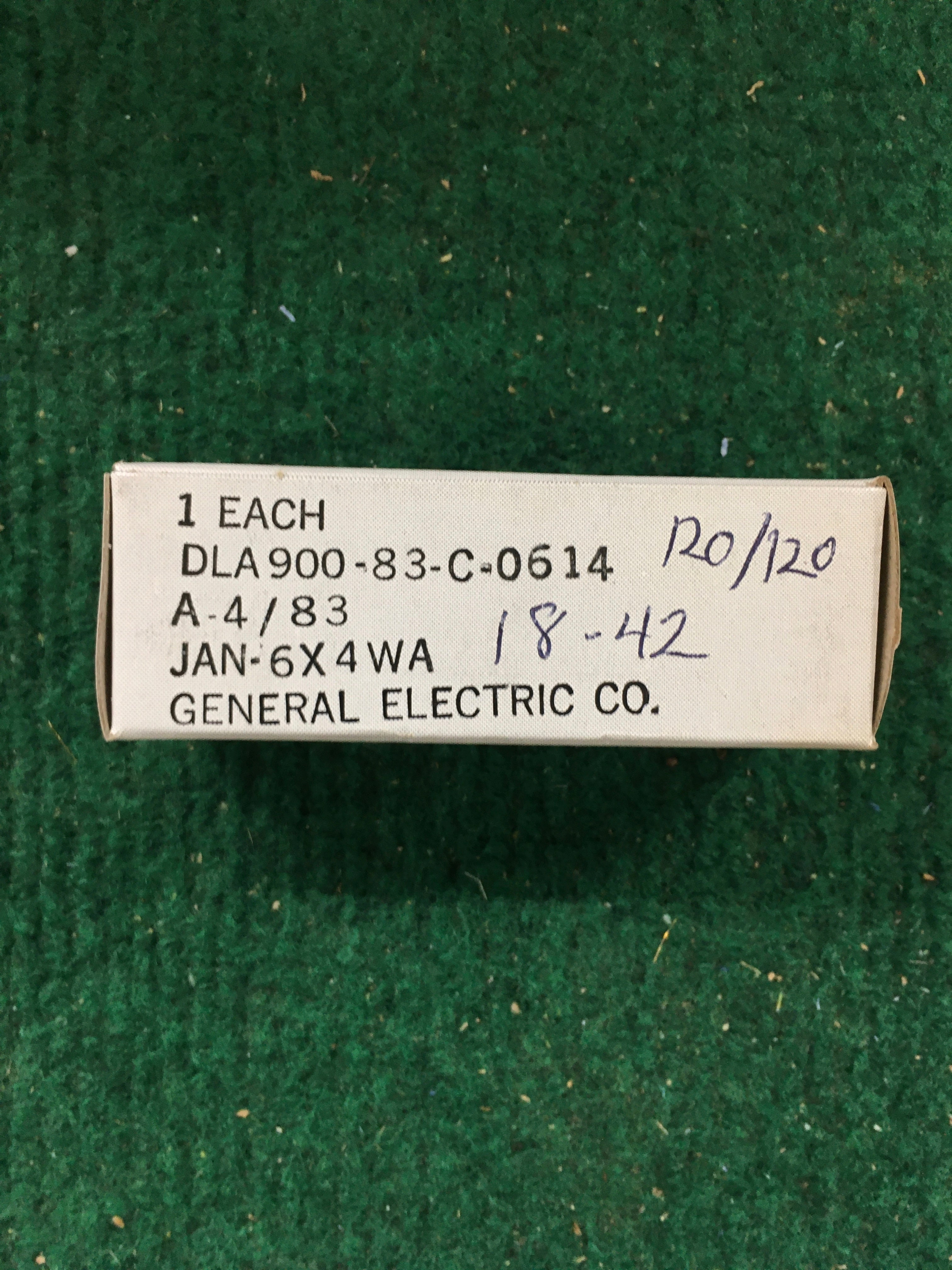 GE JAN 6X4WA Vacuum Tube * Tested 120/120