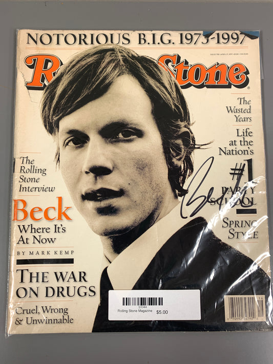 Rolling Stone Magazine $5