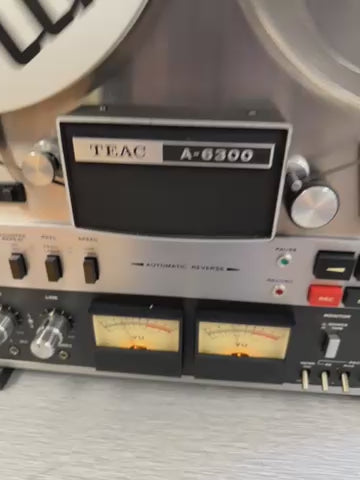 Teac A-6300 Reel to Reel * Hubs & Take-Up reel Included * 1976