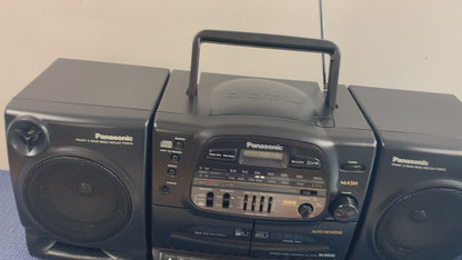 Panasonic RX-DT640 BoomBox * Fully Serviced * CD, Radio, Cassette *