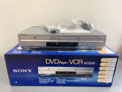 Sony SLV-D370P DVD/VHS Combo * New Open Box * Remote * Manual * Cables