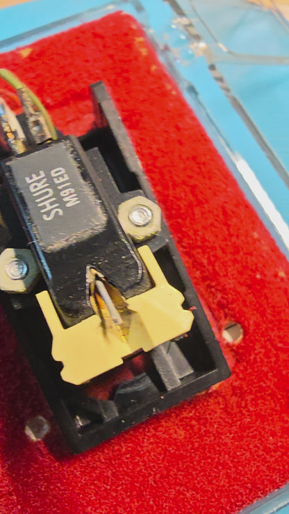 Shure M91ED-DL Stereo Phono Cartridge and Head Assembly for DUAL 1200 Series Turntables * Possibly NOS * See Video & Pics