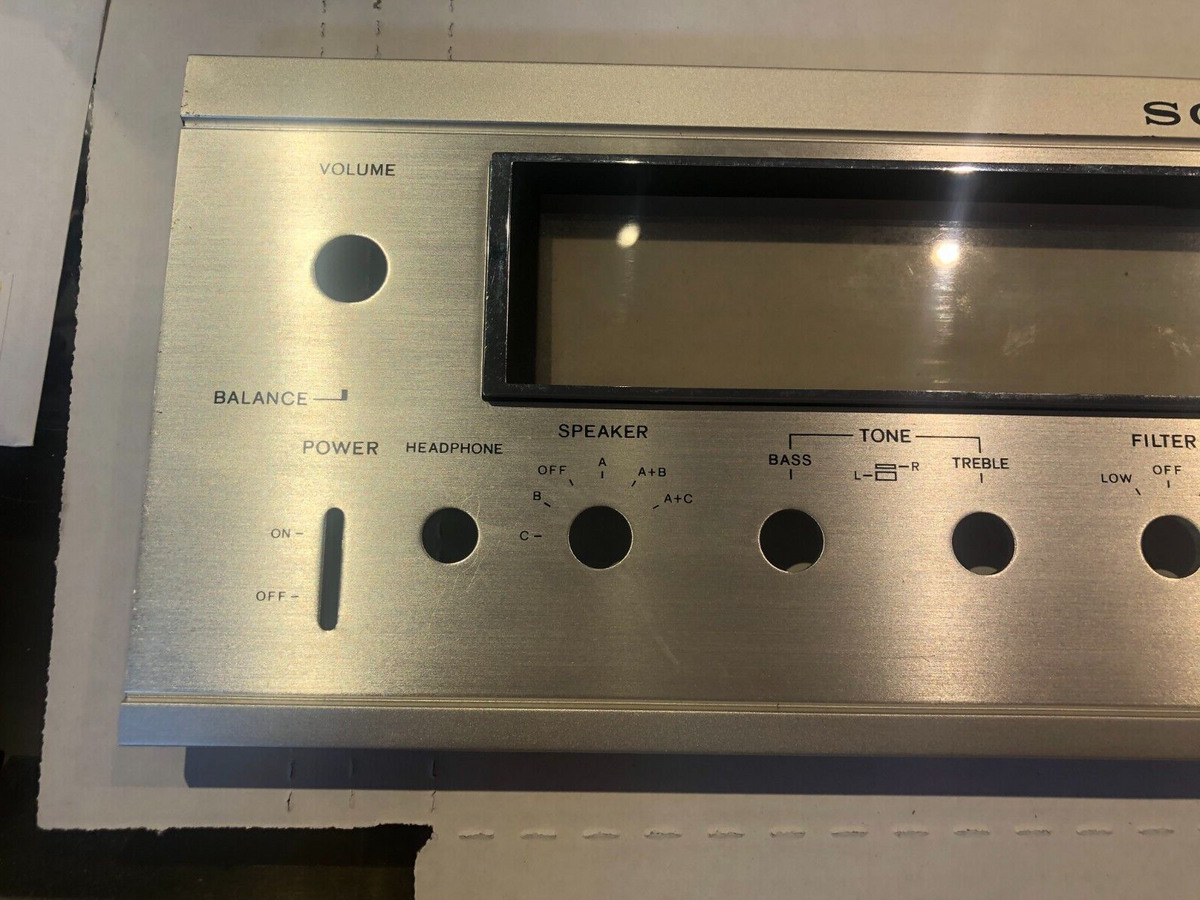 Vintage sony receiver str 7065 faceplate – The Turntable Store
