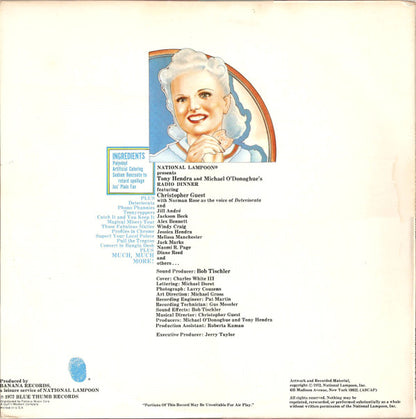 National Lampoon : Radio Dinner (LP, Album, RE, Ter)