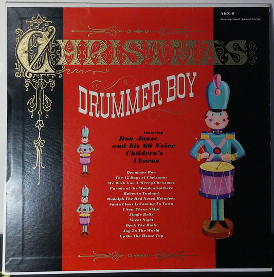 Don Janse And His 60 Voice Children's Chorus : The Christmas Drummer Boy (LP, Album)
