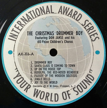 Don Janse And His 60 Voice Children's Chorus : The Christmas Drummer Boy (LP, Album)
