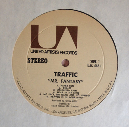 Traffic : Mr. Fantasy (LP, Album, RP, Mon)