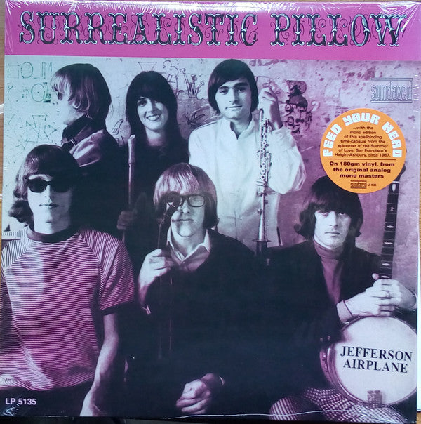 Jefferson Airplane : Surrealistic Pillow (LP, Album, Mono, RE)