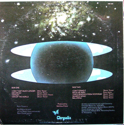 Robin Trower : Twice Removed From Yesterday (LP, Album)